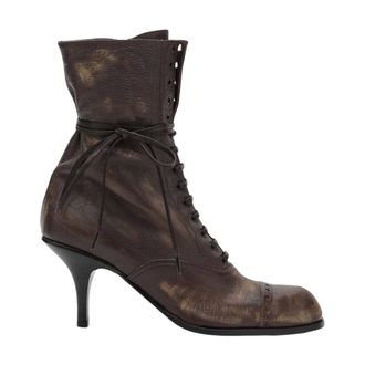 Miu Miu Heeled Boots, female, Brown, 3 UK, Stivale Medio