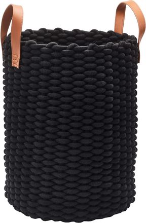 Aquanova Design Wäscheskorb Rudon ø 35 x 55 cm - Schwarz