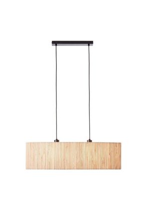 Netlighting Longshore Bar Pendant Ceiling Lamp Natural Seagrass Matt Black