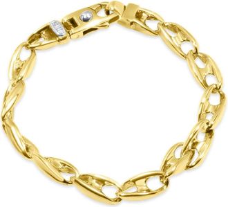Pompeii3 Mens Link 14k Gold (37gram) or Platinum (60gram) 8mm Bracelet 8.5
