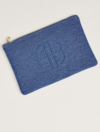 Anine Bing Lili Denim Pouch