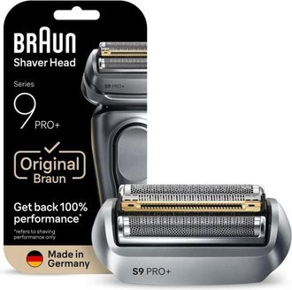Braun Series 9 pro+ Testina di rasatura Da Ricarica originale per rasoio elettrico da uomo, CompatibileCon i rasoi Series 9 DaMade in Germany, Rasatura