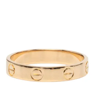 Cartier Yellow Gold Yellow Gold (18K) Band Ring (Pre-Owned)