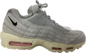 Nike Air Max 95 Grey Pink Foam Sneakers in Grey Suede