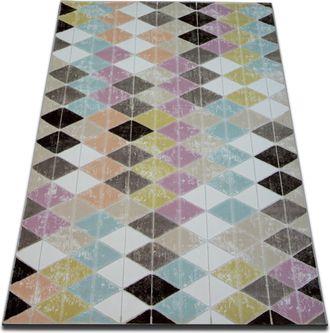 RugsX Alfombra Acr&iacute;lica Yazz 7660 Color Pastel Multicolour 200x290 Cm
