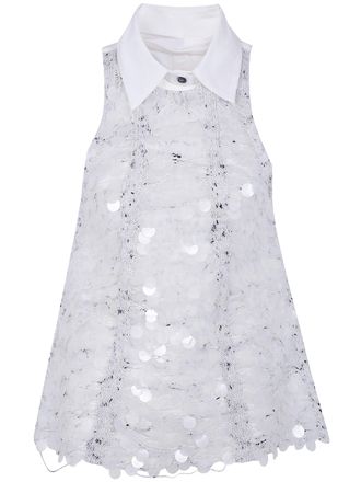 Avi&ugrave; Embroidered Fluttuanti Top