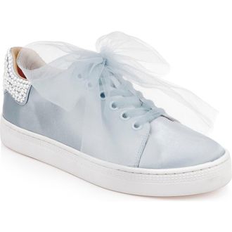 Badgley Mischka Gem Platform Sneaker in Moonstone Blue at Nordstrom Rack, Size 7.5