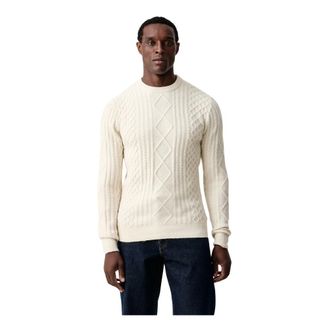 Guess Nemo Pullover - Heren - Truien - Beige - Maat: XL Katoen