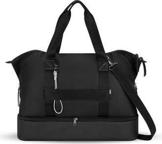 Sherpani Boston Anti Theft Travel Tote Bag with Removable Shoe Compartment in Carbon at Nordstrom