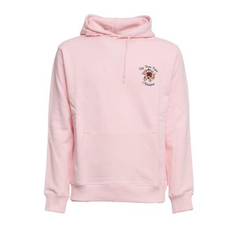 Dr&ocirc;le de Monsieur Slogan Rose Printed French Hoodie