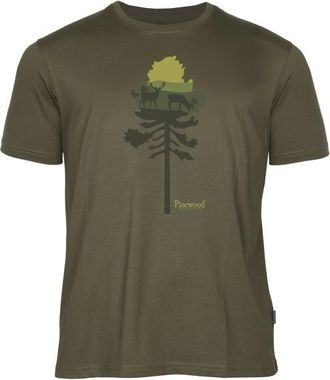Pinewood Finnveden Recycled Outdoor T-Shirt T-Shirt f&uuml;r Herren | oliv