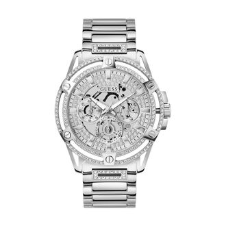 Guess King Watch - Dames - Horloges - Grijs - ONE Size - Accessoires