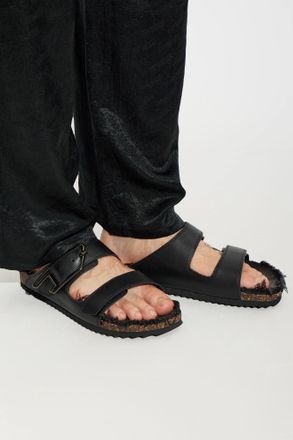Diesel D-WOODSTOCK Slides, Mens, Black
