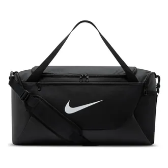 Nike Brasilia 40L Small Duffel Bag Black White IB4394-010