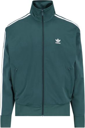 adidas Top sportivo Firebird con dettaglio a 3 righe - Verde