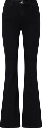 Liu Jo Sunrise WA Jeans - female - Liu Jo - Wide Trousers - Black - W26 - Trousers