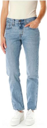 Levi's Slim-fit Jeans - Dames - Slim Fit Jeans - Blauw - W32 L31 - Leer - Jeans