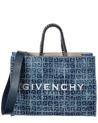 Givenchy 4G Medium Denim Tote