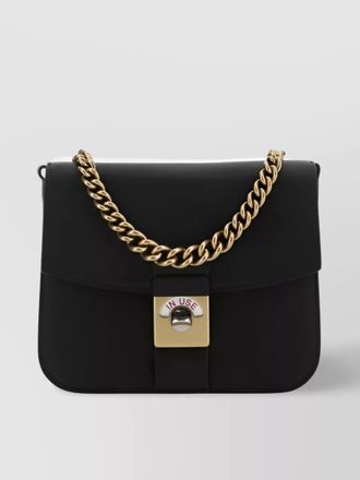 Maison Margiela new lock square leather shoulder bag