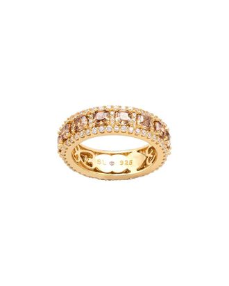 Suzy Levian Suzy Levian Silver CZ Modern Eternity Ring