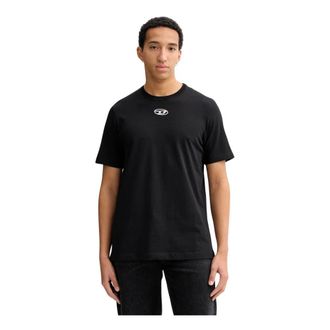 Diesel Tops, Heren, Zwart, M, Katoen, T-Adjust-Od T-shirt