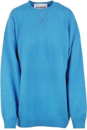 Amaranto Amaránto, Dames, Truien, Blauw, Maat: S Wol