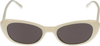 Saint Laurent SL 822 Zonnebril - Dames - Zonnebrillen - Beige - 52 MM - Nylon - Accessoires