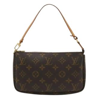 Louis Vuitton Pre-owned Shoulder Bags, female, Brown, Size: ONE SIZE Pre-owned Monogram Handbag