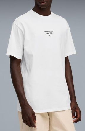 Puma Porsche League 1 Graphic T-Shirt in Puma White at Nordstrom, Size Xx-Large