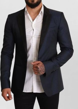 Dolce & Gabbana silk wool slim-fit blazer jacket