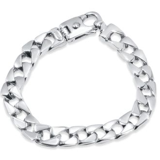 Pompeii3 Mens Curb Link 14k Gold (50gram) or Platinum (80gram) 10mm Bracelet 8.5