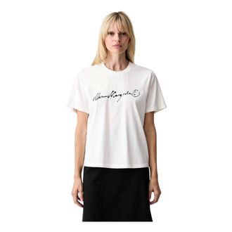 Maison Margiela Mujer, Camisetas, Blanco, Talla: XS