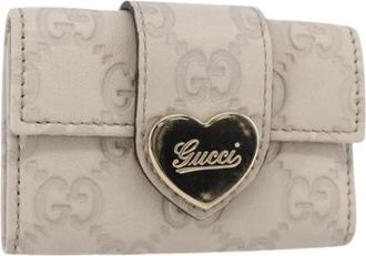 Gucci Pre-owned Wallets, female, White, Size: ONE SIZE Pre-owned Key Case
