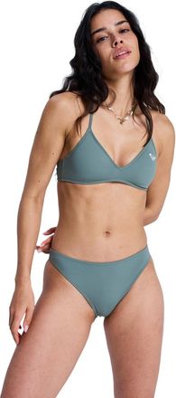 Roxy Bikini-Hose ROXY Solid Essentials, Damen, Gr. XXL, US-Gr&ouml;ssen, agave gr&uuml;n, Obermaterial: 85% Microfaser, 15% Elasthan;, Badehosen Bikini-Hose