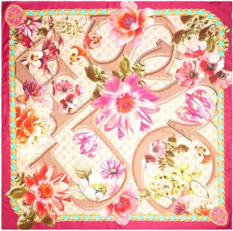 Guess Foulard Bloemen Creatie - Dames - Sjaals - Veelkleurig - ONE Size - Accessoires