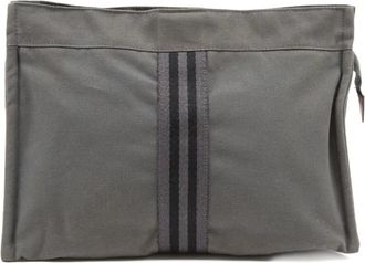 Hermès Clutch Toto anni 90 - Grigio