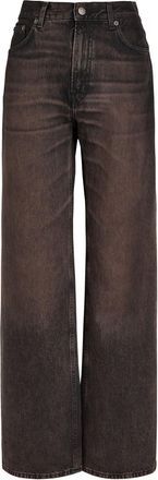 Haikure Korea Straight-leg Jeans - Brown - 27 (W27 / UK8-10 / S)