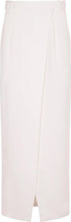 Brunello Cucinelli Natuurlijke Rokken Gonna - Dames - Maxi Rokken - Roze - XS - Rokken