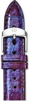 Michele 18 mm Purple Snakeskin Strap MS18AA420515