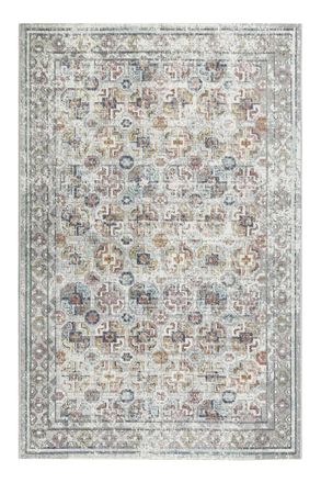 Wecon Home Alfombra de polipropileno con estampado vintage multicolor 160x225