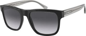 Emporio Armani Authentieke Stijlvolle Brillen Premium Kwaliteit Service - unisex - Zonnebrillen - Zwart - 56 MM - Accessoires