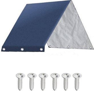 OEM Lona Para Techo, 226 X 132 Cm, Tejido Oxford Impermeable Con Revestimiento Plateado, Techo De Repuesto, Cubiertas De Patio, Tumbonas, Etc
