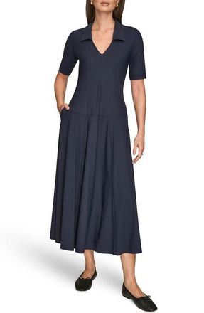 DKNY A-Line Polo Dress in Nightfall at Nordstrom, Size 10