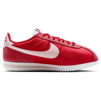 Nike Womens Cortez - Running Shoes White/Univ Red/Silt Red Size 10.0