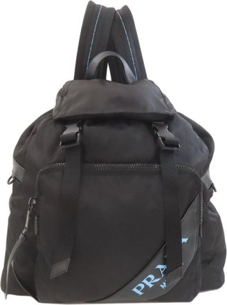 Prada Black Nylon Backpack (Pre-Owned)