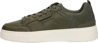 Bj&ouml;rn Borg T1930 Tennis Low - Heren - Sneakers - Groen - 45 EU - Leer - Schoenen