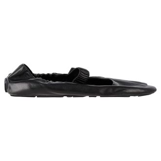 Prada Prada Maryjane ballerinas in zwart leer