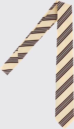 Dries Van Noten Classic Multicolour Striped Pure Silk Tie