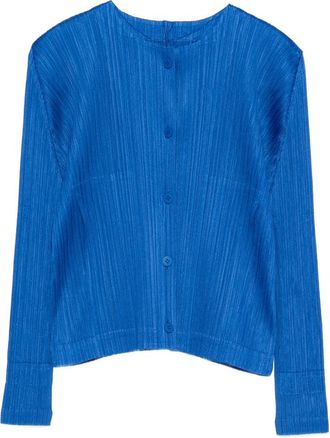 Issey Miyake Pleated Button-front Jacket