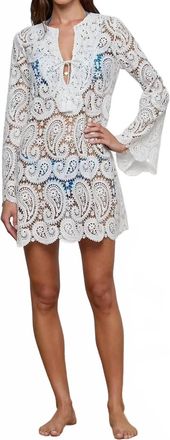 L'agence Ansley Cover-Up Dress In White